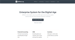 Desktop Screenshot of erpnext.org