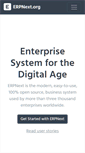 Mobile Screenshot of erpnext.org