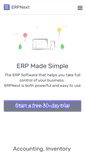 Mobile Screenshot of erpnext.com